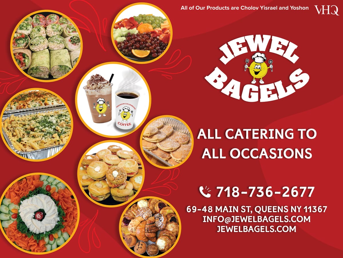 Jewel catering menu